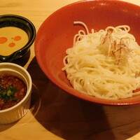魚屋あらまさ 川崎店 - スープ、具材を入れる前の胡麻坦々うどん