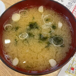 函太郎 - 料理写真:サービスの海苔の味噌汁