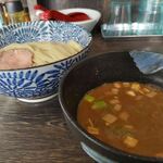 麺処 景虎 - つけ麺(850円)＋大盛(200円)