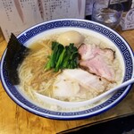 塩そば専門店 桑ばら - キビナゴとホッケの中華そば 塩