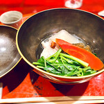 草喰 なかひがし - ✽ 聖護院大根、壬生菜、シシ肉