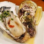 居酒屋鳥のぶ - 岩手県産生牡蠣