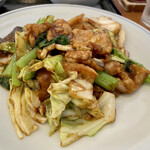 マルナカ中国麺飯食堂 - 豚肉と茄子の炒め