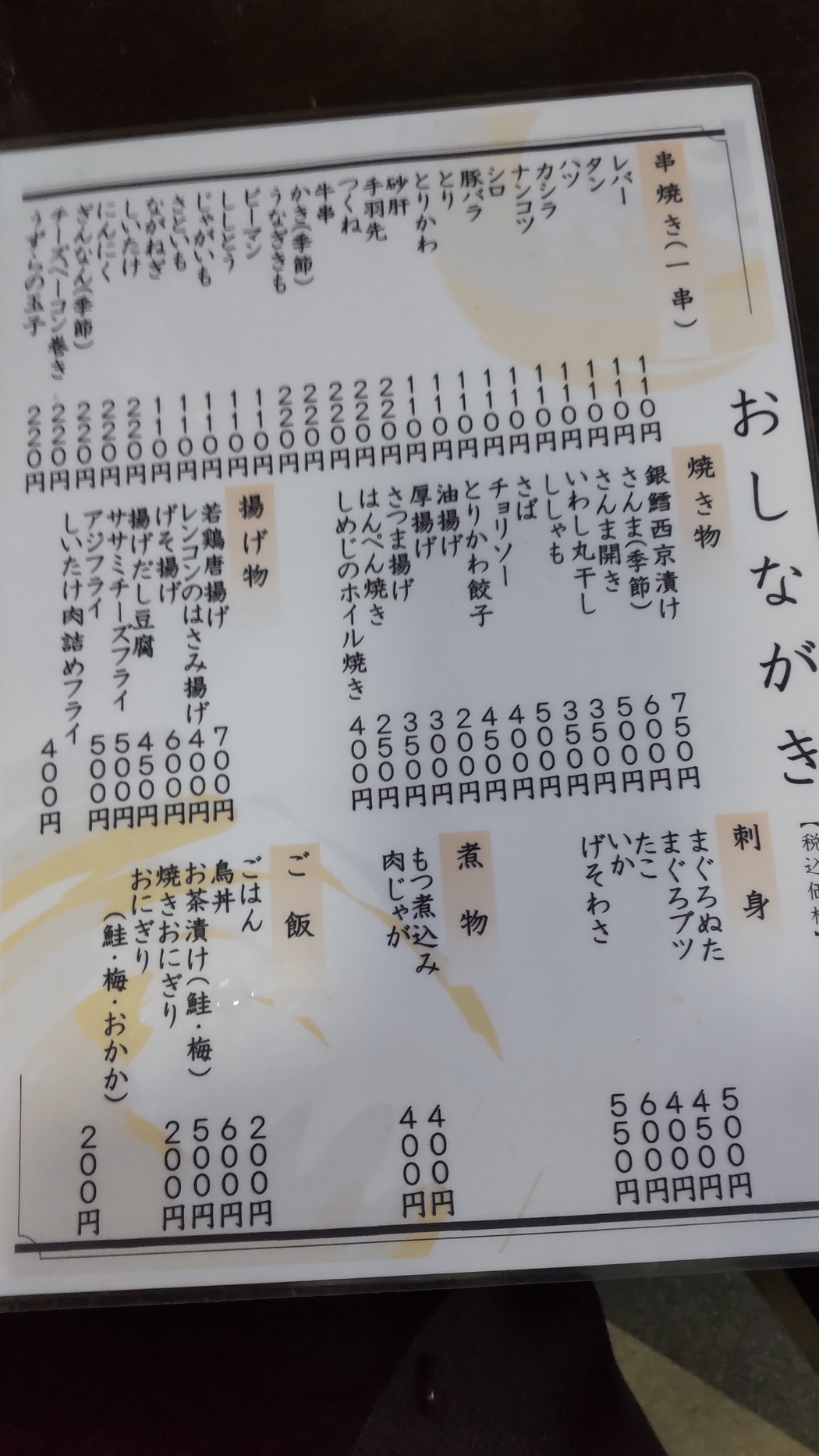 とん吉　オーダーページ メニュー写真 : とん吉 - 荻窪/もつ焼き | 食べログ