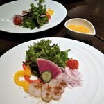 肉割烹 英 - 本日のサラダ