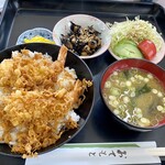 お食事の店 キッチンカロリー - 本日のランチは天丼（税込650円）