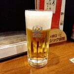 晩酌処 かんろ - 生ビール 400円