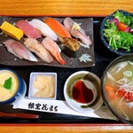 寿司と炉端焼 四季花まる - 定食『おさかな自慢のお昼』1,760円