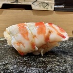 鮨旬美西川 - 三河一色産車海老　蒸し