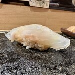 鮨旬美西川 - 松川鰈昆布締