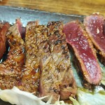 もつ焼 まるい - 馬ステーキ