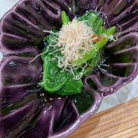 うなぎと炭焼 久松 - 【’22.12】ほうれん草のお浸し