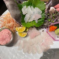 カワハギのお造り