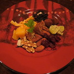 バースカーレット - この日のドライフルーツ・ナッツ・チョコレート