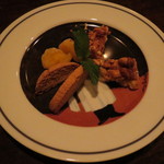 バースカーレット - おつまみに、ビスコッティ・フロランタン・ドライ林檎