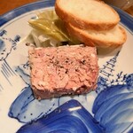 山利喜 本館 - 豚肉と鶏レバーのテリーヌ