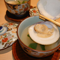 個室焼肉 富士門 恵比寿 - はまぐりのお吸い物