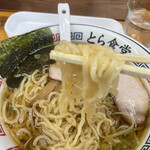 とら食堂 - 麺アップ