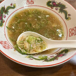 中華そば 吉珍 - スープに入れて食べてみて
            ねぎめし最高！