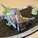 Zenseki Koshitsu Onabemo Oishii Tori Izakaya Torinomaruyoshi - 炙りサバ　¥680