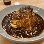 サッカバッカ - きのこデミグラスソースオムライス