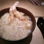 京うどん 生蕎麦 岡北 - 天とじうどん 1200円