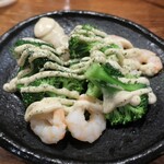 初代炙り家 弌  - ・「ブロッコリーエビマヨのせ(¥550)」