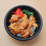 Fried chicken rice bowl (sweet sauce)