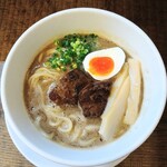 ラーメン家 みつ葉 - 限定濃厚豚骨ラーメン大盛り