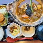 北の味紀行と地酒 北海道 - 日替わり定食　　【スープカレー】