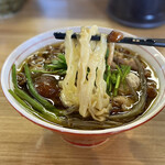 麺 㐂色 - 【限定】飛騨なめこと三関芹のたまり醤油そば