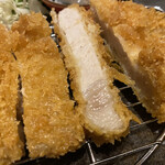彩肉旬菜 安堵 - 肉厚1センチ程 福岡県産豚肉