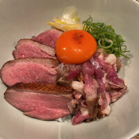 博多 鴨すき 鴨しゃぶ なかもぐろ - 炭火鴨丼