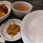 天府之國 - 搾菜も店主自慢の味