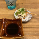 菜乃屋 - タコネギマヨの串カツ