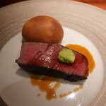 蒼 - 上田畜産 但馬玄の炭焼き、雉子谷さんより百合根“月光”