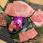 焼肉すき焼き 純 - 彩々　黒毛和牛特選五種盛り合わせ（2～3人前/約330ｇ）￥6,180