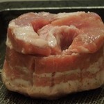明洞純豆腐 - 厚切りサムギョプサル