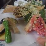 夢かぐら - 天ぷらまで来た頃にはお腹いっぱいです。