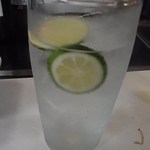 夢かぐら - ライムサワー作ってくれました。濃いけど^^;