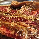 カウンター焼肉かるび - 上ハラミ