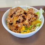 すき家 - 牛丼ライトお肉ミニ　430円