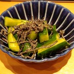 YEBISU BAR - 秋田しよっつる風味のたたききゅうり