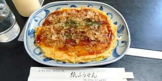 Kamifuusen - お好み焼き（エビ玉）660円