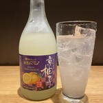天ぷら 天寅 - 京柚子（ロック、水割りもできます）