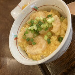 Sobadokoro Washoui - 本日の日替りご飯えびと玉子のあんかけ丼
