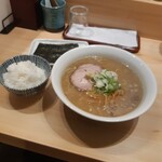 三ん寅 - 味噌ラーメン　ライス少　のり　1100円