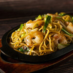 Shrimp flavored salt-yakisoba