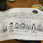 加賀屋 - 朝食は七福神　朝から縁起が良い