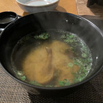 加賀屋 - 味噌汁　なめこ　アカモク　